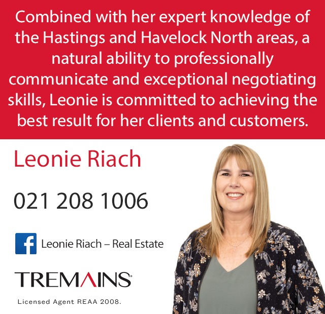 Leonie Riach - Tremains Real Estate Hastings - Ebbett Park School - Oct 23